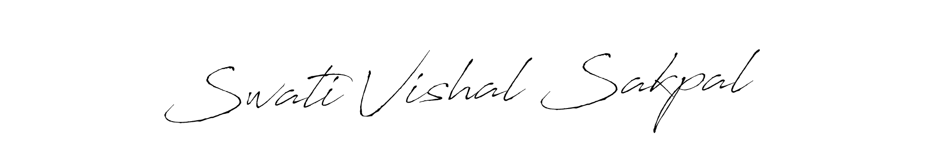 It looks lik you need a new signature style for name Swati Vishal Sakpal. Design unique handwritten (Antro_Vectra) signature with our free signature maker in just a few clicks. Swati Vishal Sakpal signature style 6 images and pictures png