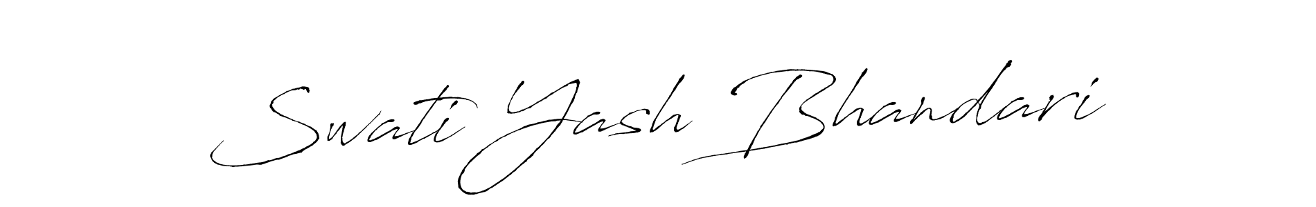 This is the best signature style for the Swati Yash Bhandari name. Also you like these signature font (Antro_Vectra). Mix name signature. Swati Yash Bhandari signature style 6 images and pictures png