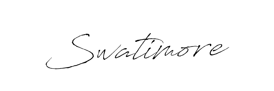 Make a beautiful signature design for name Swatimore. With this signature (Antro_Vectra) style, you can create a handwritten signature for free. Swatimore signature style 6 images and pictures png