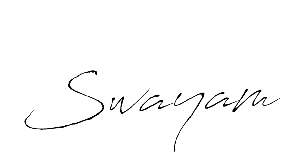 Antro_Vectra is a professional signature style that is perfect for those who want to add a touch of class to their signature. It is also a great choice for those who want to make their signature more unique. Get Swayam name to fancy signature for free. Swayam signature style 6 images and pictures png