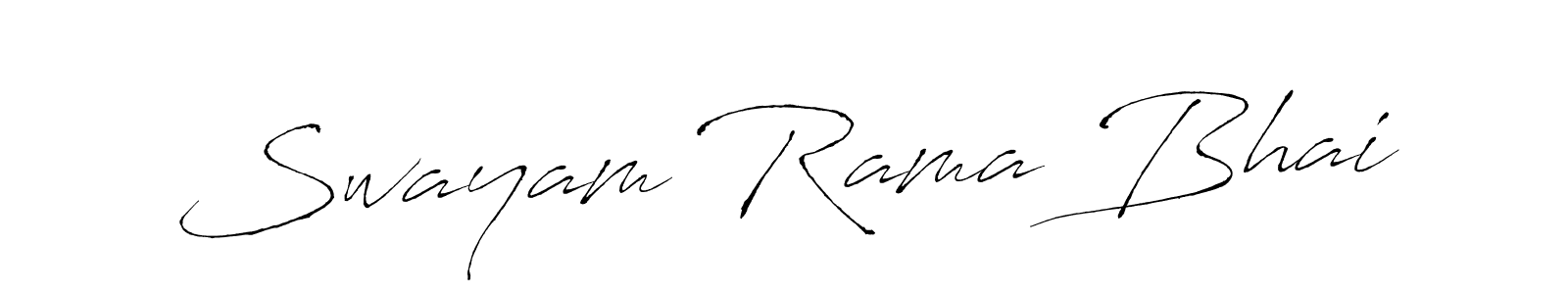 Make a beautiful signature design for name Swayam Rama Bhai. Use this online signature maker to create a handwritten signature for free. Swayam Rama Bhai signature style 6 images and pictures png