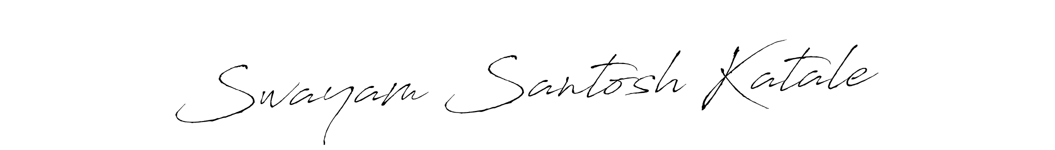 Similarly Antro_Vectra is the best handwritten signature design. Signature creator online .You can use it as an online autograph creator for name Swayam Santosh Katale. Swayam Santosh Katale signature style 6 images and pictures png