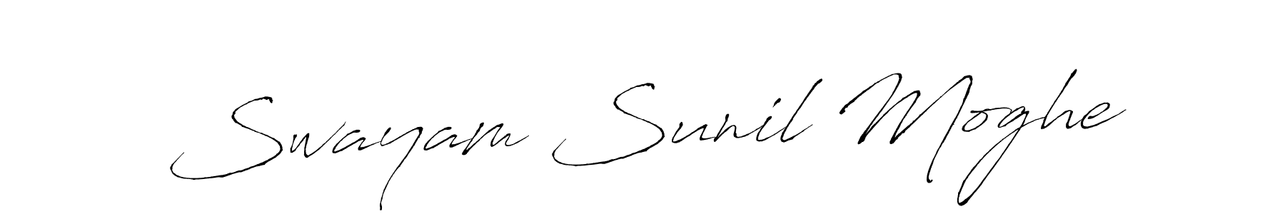 Also You can easily find your signature by using the search form. We will create Swayam Sunil Moghe name handwritten signature images for you free of cost using Antro_Vectra sign style. Swayam Sunil Moghe signature style 6 images and pictures png