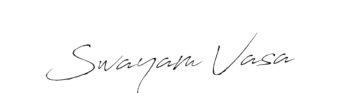 This is the best signature style for the Swayam Vasa name. Also you like these signature font (Antro_Vectra). Mix name signature. Swayam Vasa signature style 6 images and pictures png