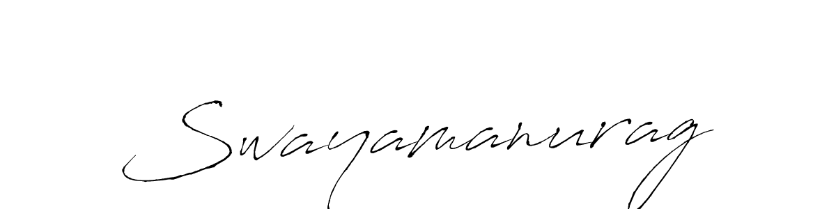 Similarly Antro_Vectra is the best handwritten signature design. Signature creator online .You can use it as an online autograph creator for name Swayamanurag. Swayamanurag signature style 6 images and pictures png