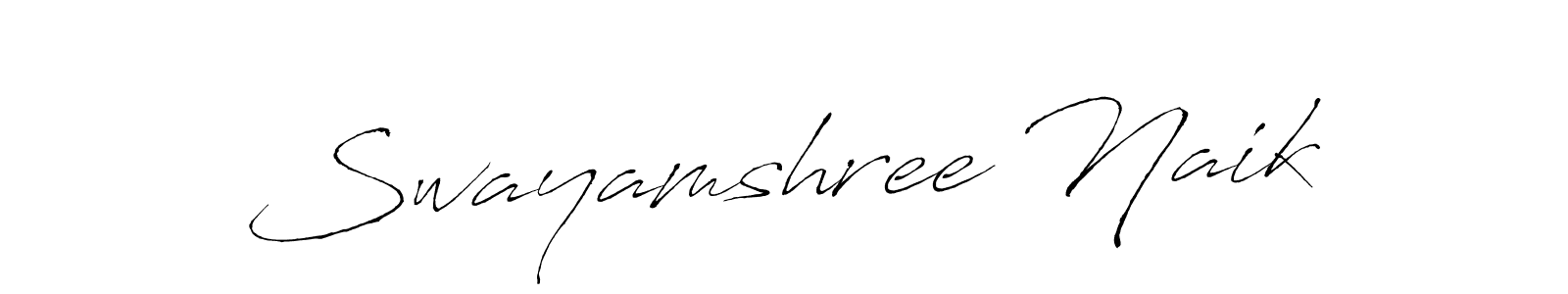 It looks lik you need a new signature style for name Swayamshree Naik. Design unique handwritten (Antro_Vectra) signature with our free signature maker in just a few clicks. Swayamshree Naik signature style 6 images and pictures png
