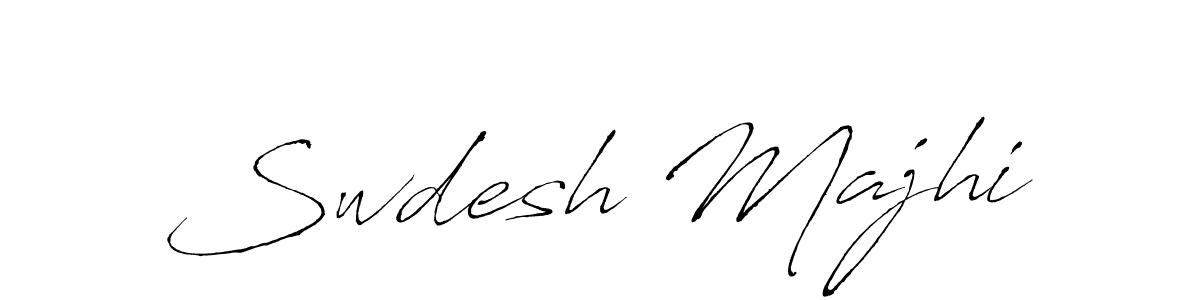 How to make Swdesh Majhi name signature. Use Antro_Vectra style for creating short signs online. This is the latest handwritten sign. Swdesh Majhi signature style 6 images and pictures png