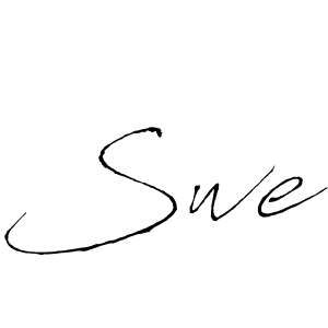 Also You can easily find your signature by using the search form. We will create Swe name handwritten signature images for you free of cost using Antro_Vectra sign style. Swe signature style 6 images and pictures png