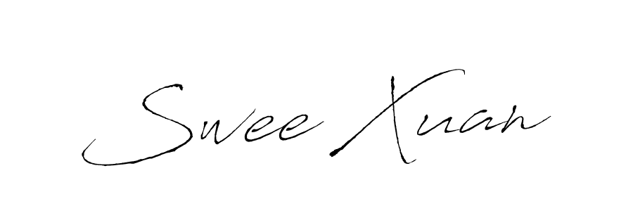 Design your own signature with our free online signature maker. With this signature software, you can create a handwritten (Antro_Vectra) signature for name Swee Xuan. Swee Xuan signature style 6 images and pictures png