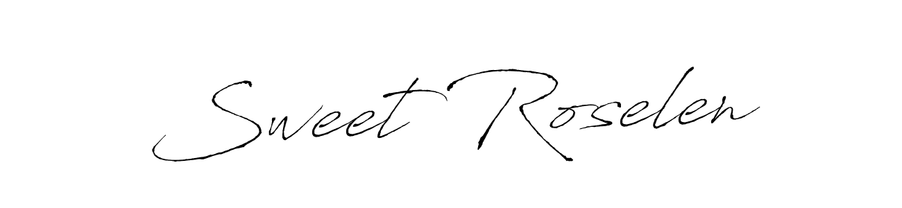 Make a beautiful signature design for name Sweet Roselen. Use this online signature maker to create a handwritten signature for free. Sweet Roselen signature style 6 images and pictures png