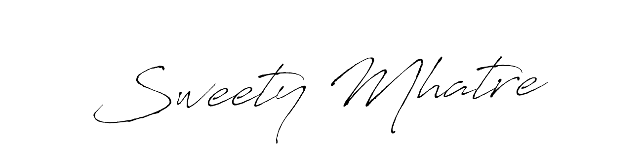 It looks lik you need a new signature style for name Sweety Mhatre. Design unique handwritten (Antro_Vectra) signature with our free signature maker in just a few clicks. Sweety Mhatre signature style 6 images and pictures png