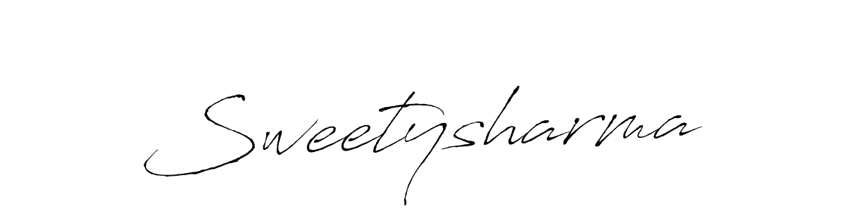 The best way (Antro_Vectra) to make a short signature is to pick only two or three words in your name. The name Sweetysharma include a total of six letters. For converting this name. Sweetysharma signature style 6 images and pictures png