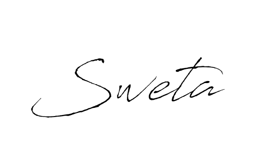 Make a beautiful signature design for name Sweta. With this signature (Antro_Vectra) style, you can create a handwritten signature for free. Sweta signature style 6 images and pictures png