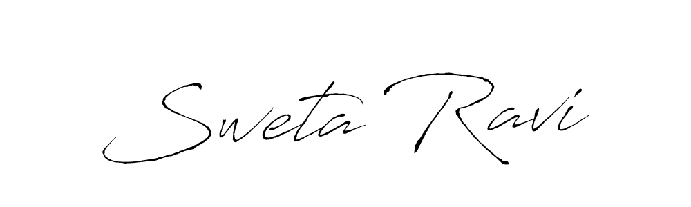 Design your own signature with our free online signature maker. With this signature software, you can create a handwritten (Antro_Vectra) signature for name Sweta Ravi. Sweta Ravi signature style 6 images and pictures png