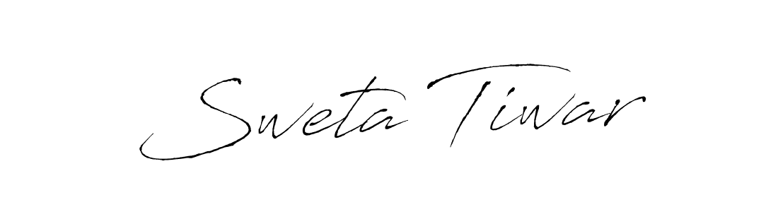 Similarly Antro_Vectra is the best handwritten signature design. Signature creator online .You can use it as an online autograph creator for name Sweta Tiwar. Sweta Tiwar signature style 6 images and pictures png