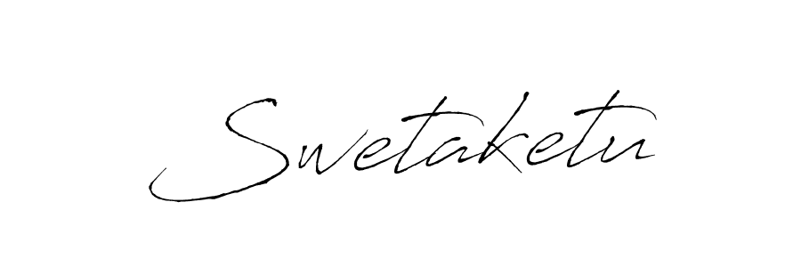 How to make Swetaketu signature? Antro_Vectra is a professional autograph style. Create handwritten signature for Swetaketu name. Swetaketu signature style 6 images and pictures png