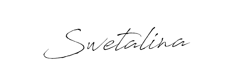 Swetalina stylish signature style. Best Handwritten Sign (Antro_Vectra) for my name. Handwritten Signature Collection Ideas for my name Swetalina. Swetalina signature style 6 images and pictures png