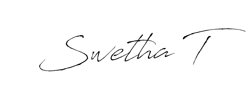 Also we have Swetha T name is the best signature style. Create professional handwritten signature collection using Antro_Vectra autograph style. Swetha T signature style 6 images and pictures png