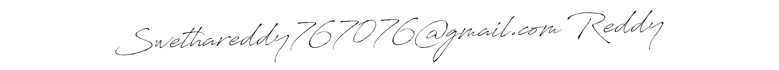 Make a beautiful signature design for name Swethareddy767076@gmail.com Reddy. With this signature (Antro_Vectra) style, you can create a handwritten signature for free. Swethareddy767076@gmail.com Reddy signature style 6 images and pictures png