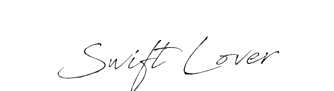 Also we have Swift Lover name is the best signature style. Create professional handwritten signature collection using Antro_Vectra autograph style. Swift Lover signature style 6 images and pictures png