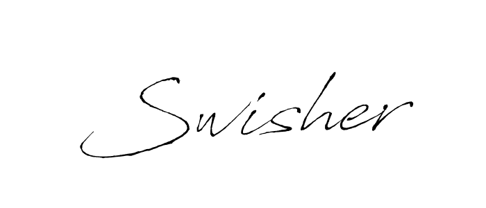 Swisher stylish signature style. Best Handwritten Sign (Antro_Vectra) for my name. Handwritten Signature Collection Ideas for my name Swisher. Swisher signature style 6 images and pictures png
