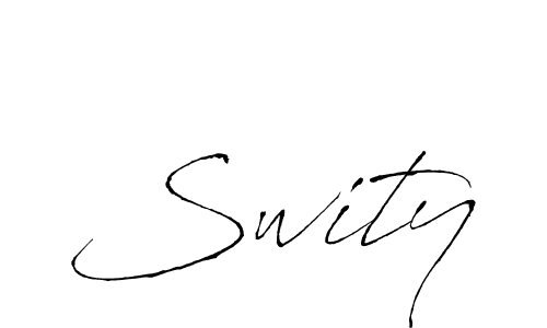 Once you've used our free online signature maker to create your best signature Antro_Vectra style, it's time to enjoy all of the benefits that Swity name signing documents. Swity signature style 6 images and pictures png