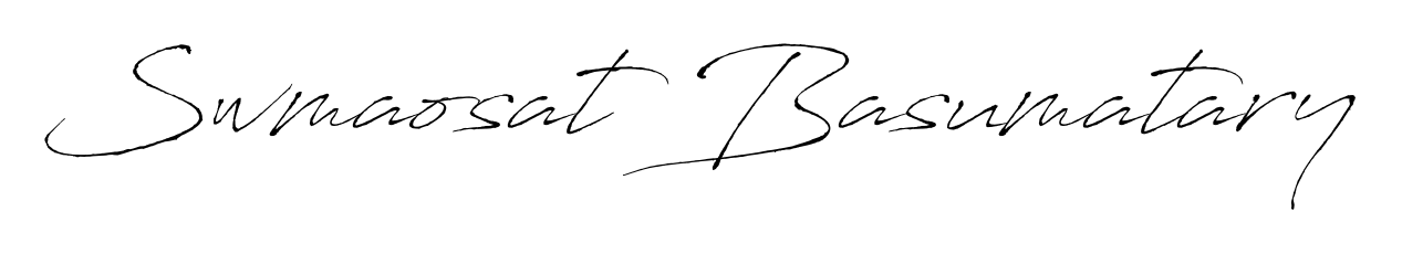 Make a beautiful signature design for name Swmaosat Basumatary. Use this online signature maker to create a handwritten signature for free. Swmaosat Basumatary signature style 6 images and pictures png