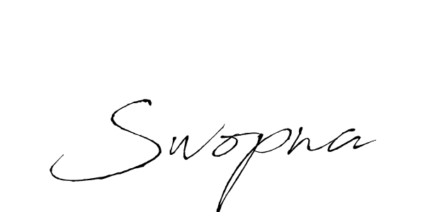 if you are searching for the best signature style for your name Swopna. so please give up your signature search. here we have designed multiple signature styles  using Antro_Vectra. Swopna signature style 6 images and pictures png