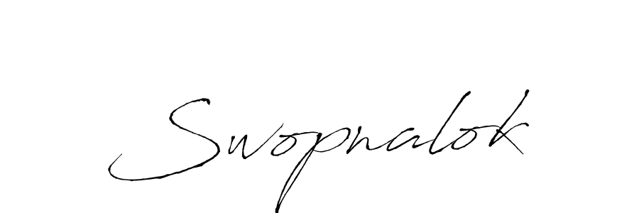 Also we have Swopnalok name is the best signature style. Create professional handwritten signature collection using Antro_Vectra autograph style. Swopnalok signature style 6 images and pictures png