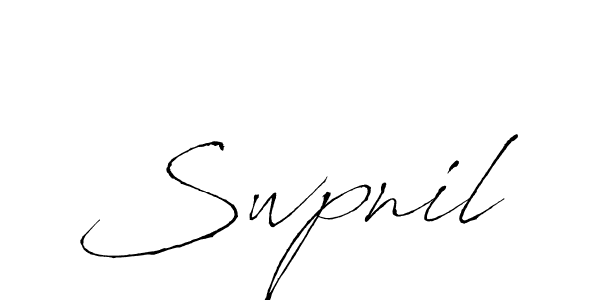 Also You can easily find your signature by using the search form. We will create Swpnil name handwritten signature images for you free of cost using Antro_Vectra sign style. Swpnil signature style 6 images and pictures png