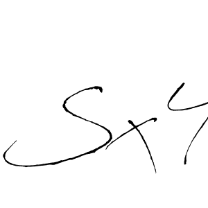 You should practise on your own different ways (Antro_Vectra) to write your name (Sx4) in signature. don't let someone else do it for you. Sx4 signature style 6 images and pictures png