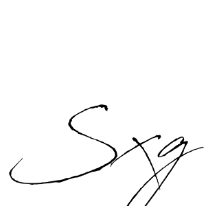 Make a beautiful signature design for name Sxg. With this signature (Antro_Vectra) style, you can create a handwritten signature for free. Sxg signature style 6 images and pictures png