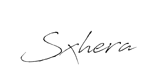 How to make Sxhera name signature. Use Antro_Vectra style for creating short signs online. This is the latest handwritten sign. Sxhera signature style 6 images and pictures png