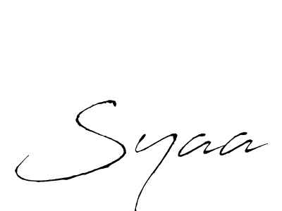 It looks lik you need a new signature style for name Syaa. Design unique handwritten (Antro_Vectra) signature with our free signature maker in just a few clicks. Syaa signature style 6 images and pictures png