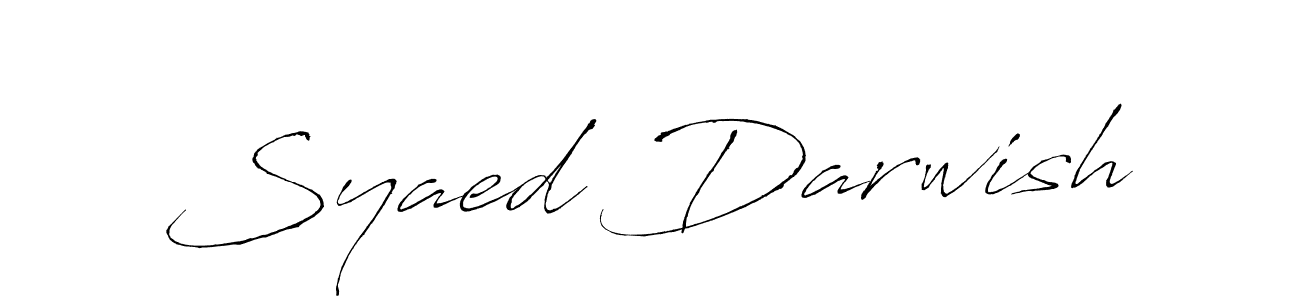 The best way (Antro_Vectra) to make a short signature is to pick only two or three words in your name. The name Syaed Darwish include a total of six letters. For converting this name. Syaed Darwish signature style 6 images and pictures png