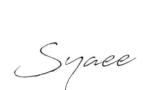 Create a beautiful signature design for name Syaee. With this signature (Antro_Vectra) fonts, you can make a handwritten signature for free. Syaee signature style 6 images and pictures png