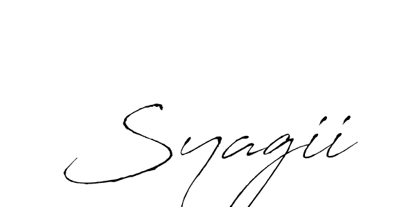 Similarly Antro_Vectra is the best handwritten signature design. Signature creator online .You can use it as an online autograph creator for name Syagii. Syagii signature style 6 images and pictures png