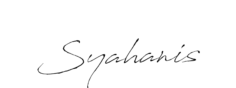 How to Draw Syahanis signature style? Antro_Vectra is a latest design signature styles for name Syahanis. Syahanis signature style 6 images and pictures png