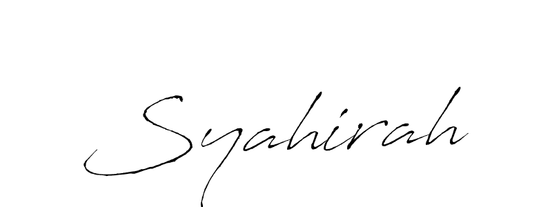 Make a beautiful signature design for name Syahirah. Use this online signature maker to create a handwritten signature for free. Syahirah signature style 6 images and pictures png