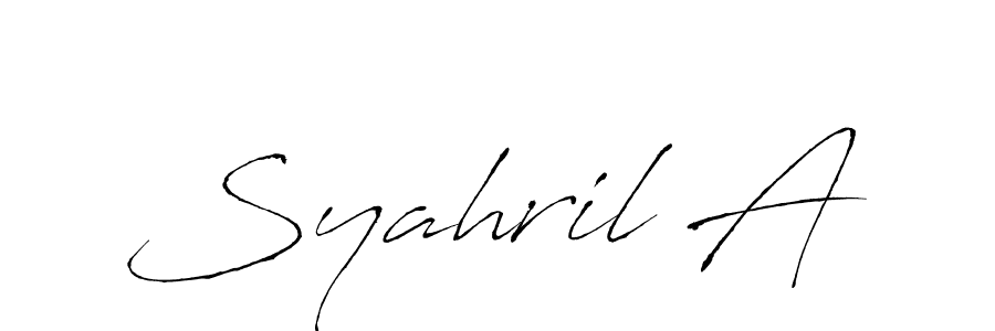 It looks lik you need a new signature style for name Syahril A. Design unique handwritten (Antro_Vectra) signature with our free signature maker in just a few clicks. Syahril A signature style 6 images and pictures png