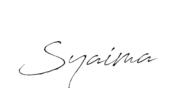 The best way (Antro_Vectra) to make a short signature is to pick only two or three words in your name. The name Syaima include a total of six letters. For converting this name. Syaima signature style 6 images and pictures png