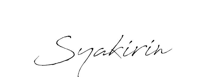 Syakirin stylish signature style. Best Handwritten Sign (Antro_Vectra) for my name. Handwritten Signature Collection Ideas for my name Syakirin. Syakirin signature style 6 images and pictures png