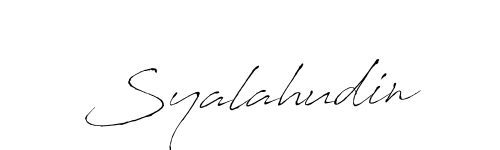 Make a beautiful signature design for name Syalahudin. Use this online signature maker to create a handwritten signature for free. Syalahudin signature style 6 images and pictures png