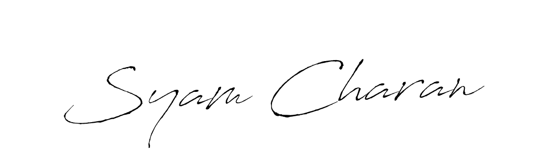 It looks lik you need a new signature style for name Syam Charan. Design unique handwritten (Antro_Vectra) signature with our free signature maker in just a few clicks. Syam Charan signature style 6 images and pictures png