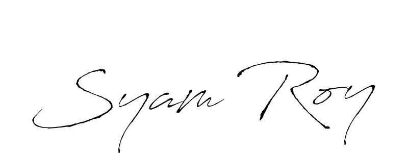 Make a beautiful signature design for name Syam Roy. Use this online signature maker to create a handwritten signature for free. Syam Roy signature style 6 images and pictures png