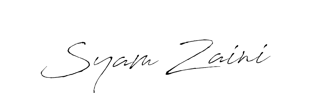 Make a short Syam Zaini signature style. Manage your documents anywhere anytime using Antro_Vectra. Create and add eSignatures, submit forms, share and send files easily. Syam Zaini signature style 6 images and pictures png