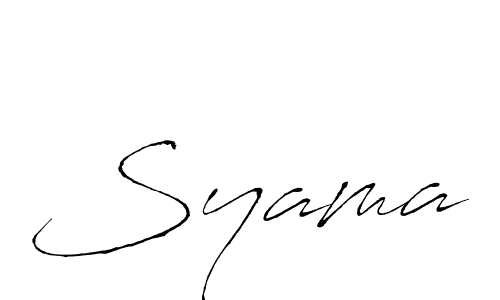 Similarly Antro_Vectra is the best handwritten signature design. Signature creator online .You can use it as an online autograph creator for name Syama. Syama signature style 6 images and pictures png