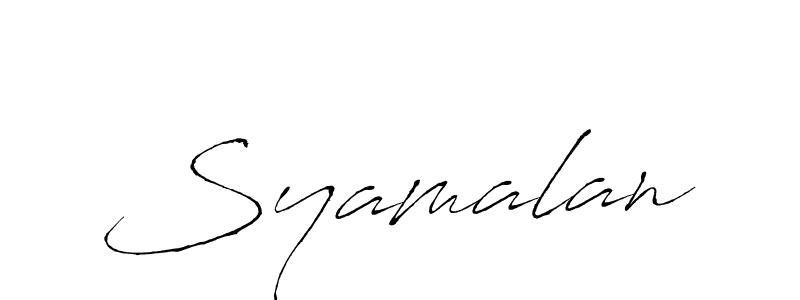 Also we have Syamalan name is the best signature style. Create professional handwritten signature collection using Antro_Vectra autograph style. Syamalan signature style 6 images and pictures png