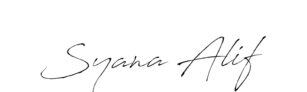 You can use this online signature creator to create a handwritten signature for the name Syana Alif. This is the best online autograph maker. Syana Alif signature style 6 images and pictures png