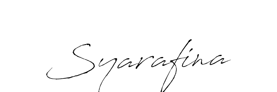 How to make Syarafina signature? Antro_Vectra is a professional autograph style. Create handwritten signature for Syarafina name. Syarafina signature style 6 images and pictures png